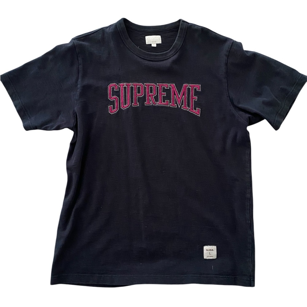 Supreme navy blue T-Shirt